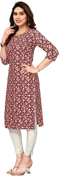 Elegant Crepe Printed Kurta For Women- Pack Of 3-thumb3