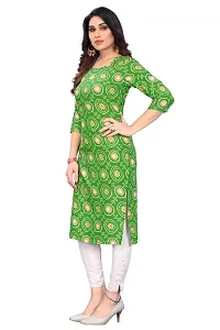 Trendy Straight Multicoloured Printed Crepe Kurta Combo For Women-thumb2