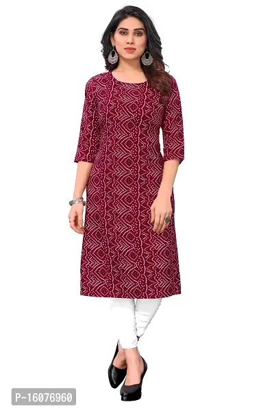 Fancy Crepe Kurti for Women-thumb0