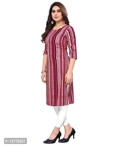 Trendy Straight Multicoloured Printed Crepe Kurta Combo For Women-thumb3