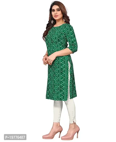 Trendy Straight Multicoloured Printed Crepe Kurta Combo For Women-thumb3