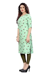 Trendy Straight Multicoloured Printed Crepe Kurta Combo For Women-thumb1