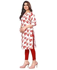 Trendy Straight Multicoloured Printed Crepe Kurta Combo For Women-thumb1