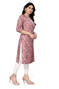 Trendy Straight Multicoloured Printed Crepe Kurta Combo For Women-thumb1