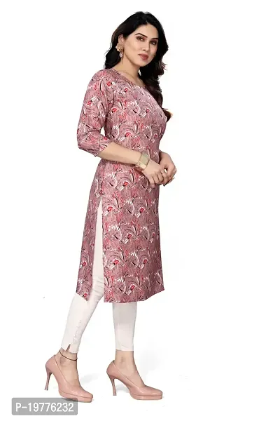 Trendy Straight Multicoloured Printed Crepe Kurta Combo For Women-thumb2