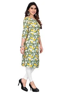 Trendy Straight Multicoloured Printed Crepe Kurta Combo For Women-thumb1