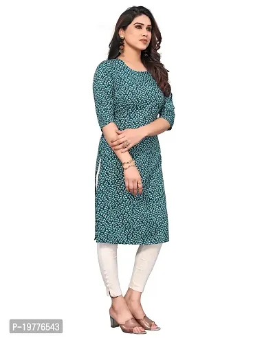 Trendy Straight Multicoloured Printed Crepe Kurta Combo For Women-thumb2