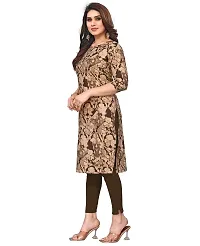 Trendy Straight Multicoloured Printed Crepe Kurta Combo For Women-thumb1