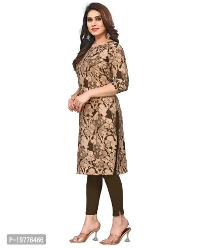 Trendy Straight Multicoloured Printed Crepe Kurta Combo For Women-thumb2