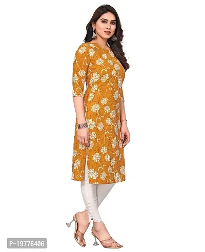 Trendy Straight Multicoloured Printed Crepe Kurta Combo For Women-thumb3