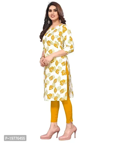 Trendy Straight Multicoloured Printed Crepe Kurta Combo For Women-thumb3