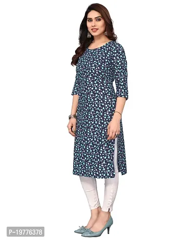 Trendy Straight Multicoloured Printed Crepe Kurta Combo For Women-thumb2