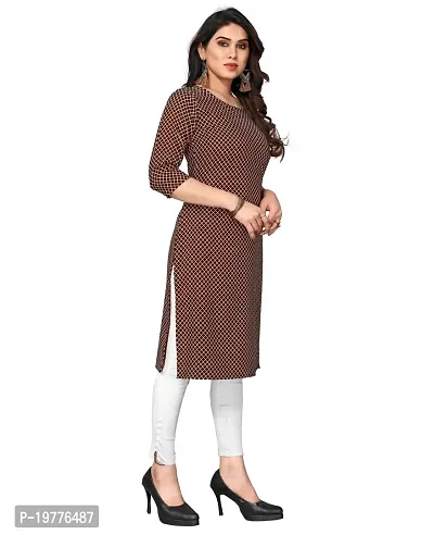 Trendy Straight Multicoloured Printed Crepe Kurta Combo For Women-thumb2