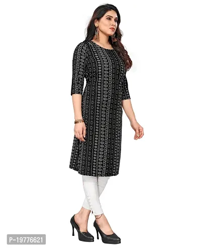 Trendy Straight Multicoloured Printed Crepe Kurta Combo For Women-thumb2