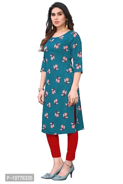 Trendy Straight Multicoloured Printed Crepe Kurta Combo For Women-thumb2