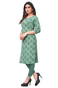 Trendy Straight Multicoloured Printed Crepe Kurta Combo For Women-thumb2