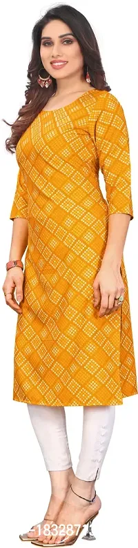 Elegant Crepe Printed Kurta For Women- Pack Of 3-thumb3