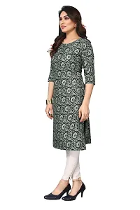 Trendy Straight Multicoloured Printed Crepe Kurta Combo For Women-thumb1