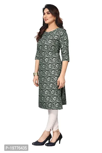 Trendy Straight Multicoloured Printed Crepe Kurta Combo For Women-thumb2