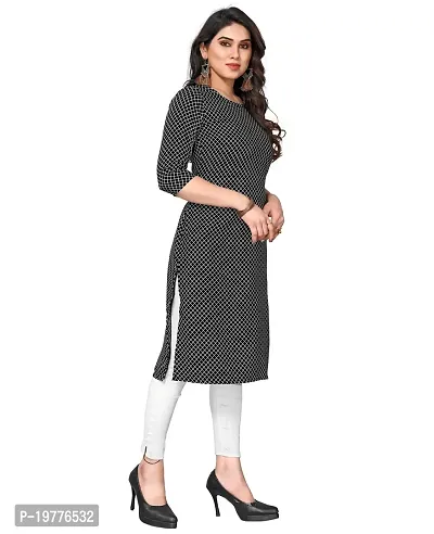 Trendy Straight Multicoloured Printed Crepe Kurta Combo For Women-thumb2