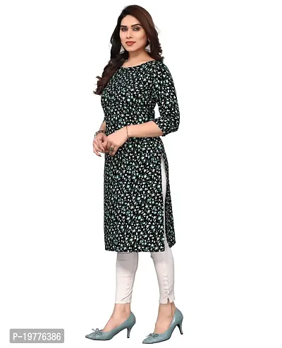 Trendy Straight Multicoloured Printed Crepe Kurta Combo For Women-thumb2