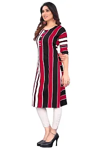 Trendy Straight Multicoloured Printed Crepe Kurta Combo For Women-thumb2