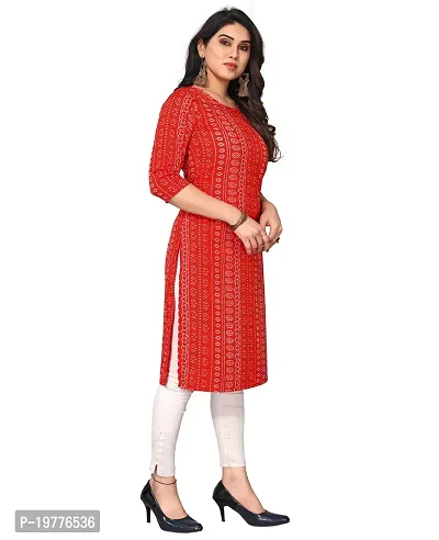 Trendy Straight Multicoloured Printed Crepe Kurta Combo For Women-thumb2