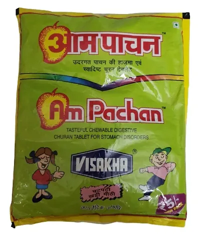 Aampachan Khatti Mithi candy || 30 Sachets || Digestive Goli, Best for Kids, Men, Women - 90's Candy - Helps with acidity, gas and indigestion