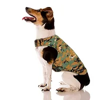 Trender Premium Dog Camouflage Army Coat Thicker T-Shirt Vest for All Weather (1 Piece) (5XL)-thumb1