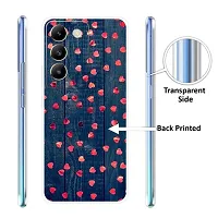 Stylish Silicon Printed Back Case Cover for Vivo T3 5G-thumb2