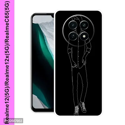 Stylish Silicon Back Cover for Realme 12 5G-thumb0