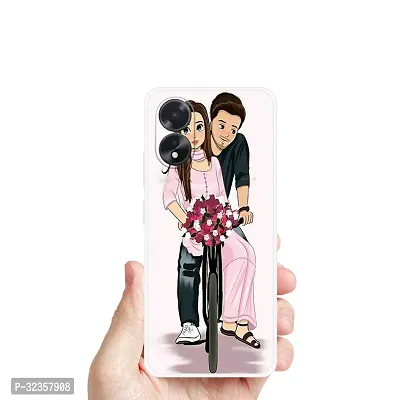 Stylish Silicon Printed Back Case Cover for Oppo A18-thumb4