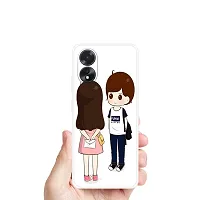 Stylish Silicon Printed Back Case Cover for Oppo A18-thumb3