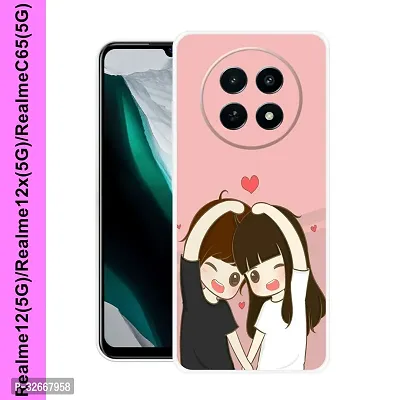 Stylish Silicon Back Cover for Realme 12 5G-thumb0