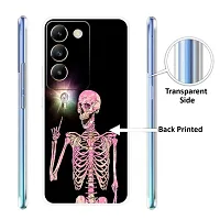 Stylish Silicon Printed Back Case Cover for Vivo T3 5G-thumb2