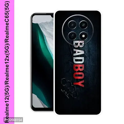 Stylish Silicon Back Cover for Realme 12X 5G-thumb0