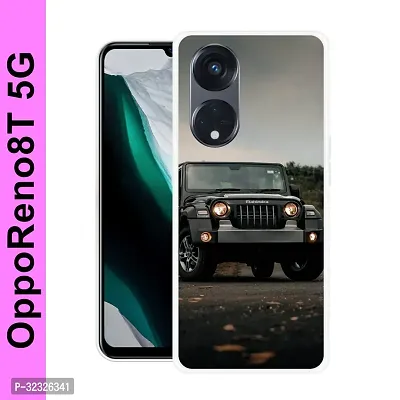 Stylish Silicon Printed Back Case Cover for Oppo Reno 8T 5G