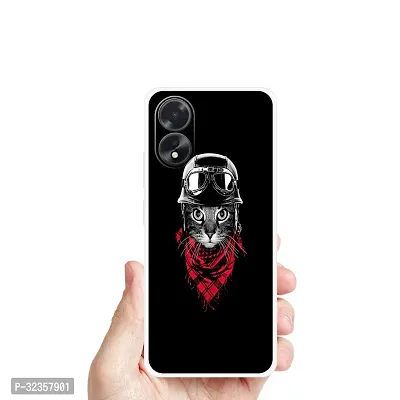 Stylish Silicon Printed Back Case Cover for Oppo A18-thumb4