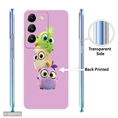 Stylish Silicon Printed Back Case Cover for Vivo T3 5G-thumb3