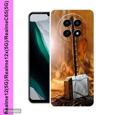 Stylish Silicon Back Cover for Realme 12X 5G-thumb0