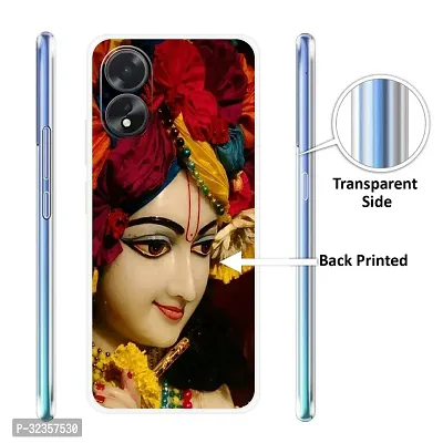 Stylish Silicon Printed Back Case Cover for Oppo A18-thumb3