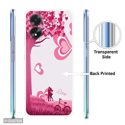 Stylish Silicon Printed Back Case Cover for Oppo A18-thumb3