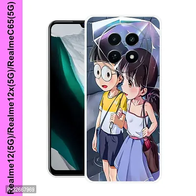 Stylish Silicon Back Cover for Realme 12 5G-thumb0