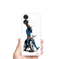 Stylish Silicon Printed Back Case Cover for Oppo A18-thumb3