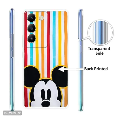 Stylish Silicon Printed Back Case Cover for Vivo T3 5G-thumb3