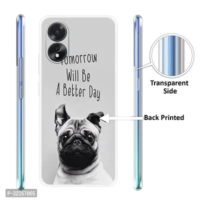 Stylish Silicon Printed Back Case Cover for Oppo A18-thumb3