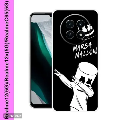 Stylish Silicon Back Cover for Realme 12 5G-thumb0