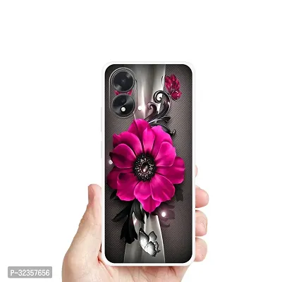 Stylish Silicon Printed Back Case Cover for Oppo A18-thumb4