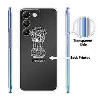 Stylish Silicon Printed Back Case Cover for Vivo T3 5G-thumb2