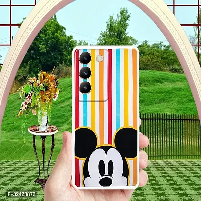 Stylish Silicon Printed Back Case Cover for Vivo T3 5G-thumb4